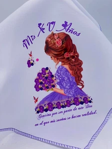 12 MIS QUINCE FAVORS RECUERDOS DE QUINCEANERA NAPKINS FAVORS 15 AÑOS - Picture 1 of 6