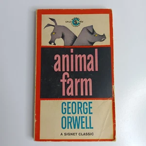 Animal Farm George Orwell 1946 New American Library Paperback Vintage - Imagen 1 de 11