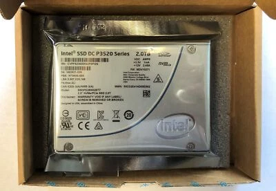 Intel P3520 2TB SSD DC Series 6Gb/s MLC 2.5" U.2 SSDPE2MX020T7 MDV10271 NMVE - Image 1 of 4