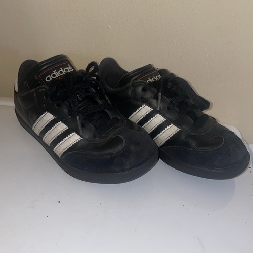 Adidas Classic Samba scarpe da calcio bambini nere giovani taglia US 1