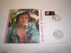 7" Flexi Picture The Beatles Please Mr.Postman (John Lennon 50 Geburstag) - Bild 1 von 5
