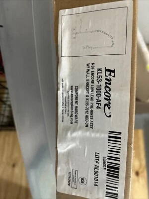 Conjunto de preenjuague de plomo bajo Encore de hardware de componentes KL53-10001AF4 con soporte de pared Foto 1 de 4