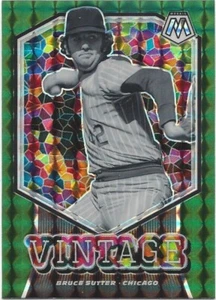 2021 Panini Mosaic #V9 Bruce Sutter Vintage Green Baseball Card - Picture 1 of 2