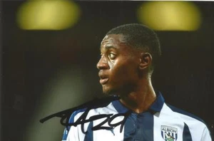 WEST BROM: TOSIN ADARABIOYO SIGNED 6x4 ACTION PHOTO+COA - Picture 1 of 1