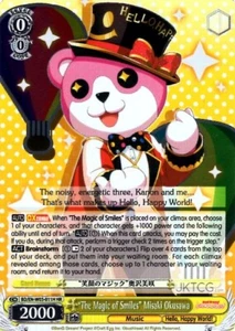 1x "The Magic of Smiles" Misaki Okusawa BD/EN-W03-011H Weiss Schwarz - Bild 1 von 1