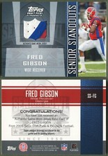 2005 Topps Draft Picks & Prospects - Senior Standout Jersey - #SS-FG Fred Gibson