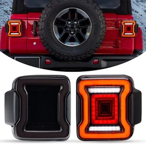 Luces traseras LED para Jeep Wrangler JK 2008-2017 luces de señal de giro traseras secuenciales - Imagen 1 de 9