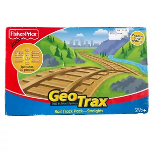 GeoTrax G6171 paquete de vías de riel rectas de 10 piezas bronceado repuesto de expansión de vía - Imagen 1 de 6
