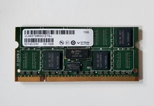VIRTIUM VL493T2863D-E7SJ 1GB 128Mx72 DDR2 SDRAM ECC REGISTERED SO-RDIMM 200-PIN - Picture 1 of 3