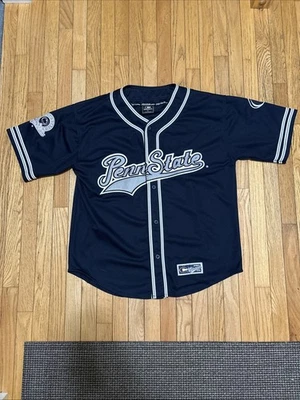 COLOSSEUM SPORTS Penn State Nittany Lions Baseball Jersey Mens XL VINTAGE - Image 1 of 4