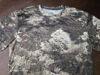 Cabela's Performance T-Shirt 4Most Inhibit Scent Control o2 Octane Camo Mens XL - Image 1 of 4