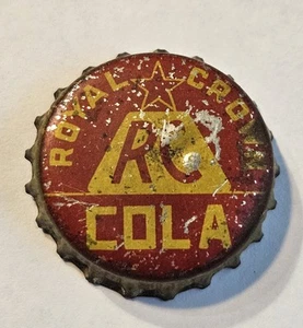 RC Cola Cork Lined Soda Bottle Cap; V3; Royal Crown Cola; Used Cork - Picture 1 of 2