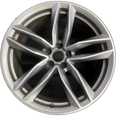 Audi Machined Grey Et29mm S5 A5 OEM Wheel 20” 2013-2016 Rim Factory 12073 - Image 1 of 4