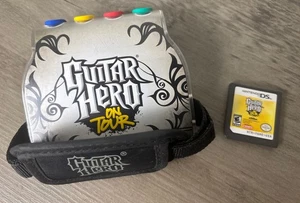 Guitar Hero On Tour W/ Ds Lite Guitar Grip | Authentic, Tested - Nintendo DS 💥 - Picture 1 of 7