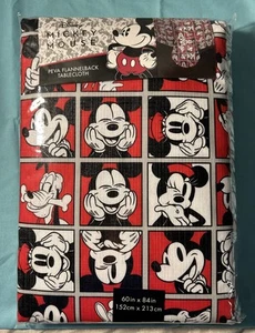 Disney "MIckey & Friends" Peva Flannel Back Tablecloth 60" x 84" - Picture 1 of 8