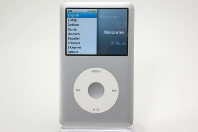 Apple iPod Classic 120GB Silver MB565J/A A1238 6.5th Gen Japan Used Mint - Image 1 of 4