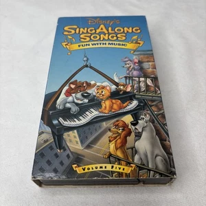 Disneys Sing Along Songs - Fun With Music VHS Tape 1989 Volume 5 Kids Show Film - Picture 1 of 5