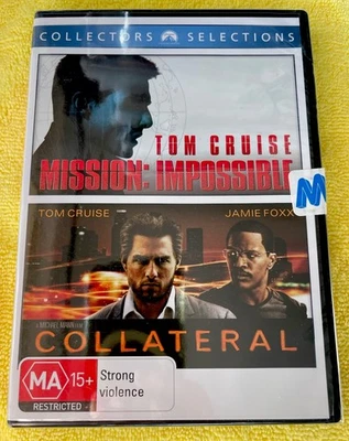 MISSION IMPOSSIBLE / COLLATERAL (DVD) R4 PAL Brand NEW & SEALED Freepost - image 1 of 2