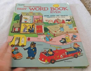 25-1062 Vint 1999 Richard Scarry's Best Word Book Ever Illustrated Large Golden - Picture 1 of 7