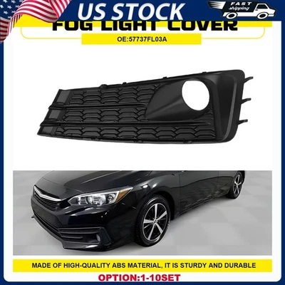 Bisel de lámpara de cubierta de luz antiniebla izquierda izquierda izquierda para Subaru Impreza 57737FL03A 2020-2023 1-10x Foto 1 de 4