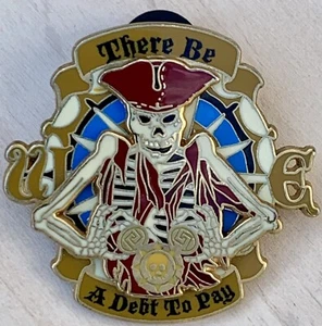 Disney Fluch der Karibik Pin There Be A Debt To Pay Skeleton Legend 2008 - Bild 1 von 3