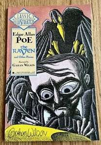 Classics Illustrated #1 Edgar Allan Poe Raven Graphic Novel 1990 1st Ed.