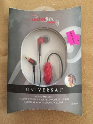 Rocketfish RF-EB210 红色入耳式耳机 2.5 毫米 — 第 1/2 张图片