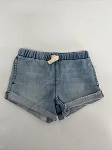 Joe's Jeans, Girls Drawstring Rolled Jean Shorts, Blue, Size 4, NWOT - Picture 1 of 8