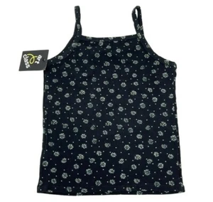 NWT Art Class Girls Black Floral Sleeveless Tank Top Sizes S, M, XL, XXL - Picture 1 of 3