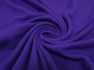 Stoff Ital. Strickstoff 100% Merino Merinostrick Wolle uni violett lila - Bild 1 von 5