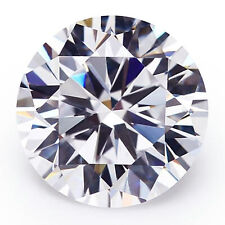 Color Round Loose Moissanite Diamond For Ring 4.35 Ct Vvs1:11 Mm Ice G-H White