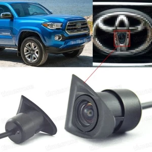 HD CCD Car Front View Camera Logo Embedded for Toyota Pickup Tacoma 2016-2018 - Picture 1 of 7