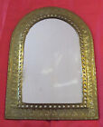 Antique Hand Made Arts and Craft Design Brass Hanging Wall Mirror