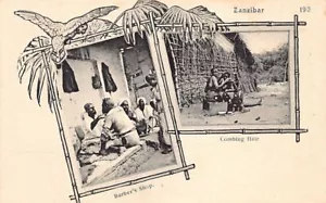 Tansania - ZANZIBAR - Friseursalon - Haarkämmen - Verlag. Pereira von Lord Broth - Bild 1 von 2