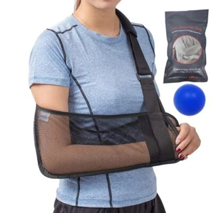 Mesh Arm Shoulder Sling - Medical Shoulder Immobilizer for Shower - Adjustabl - Picture 1 of 6