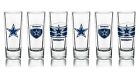 Dallas Cowboys Officially Licensed NFL Shot Glasses (Set of 6) Glass Shooters