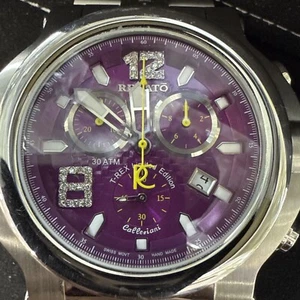 Renato Calleriani T-Rex Mens Watch Purple Limited Edition Hybrid Watch Divers - Picture 1 of 6