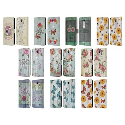 HEAD CASE DESIGNS COUNTRY CHARM LEATHER BOOK WALLET CASE FOR MOTOROLA PHONES 2 - Image 1 of 4