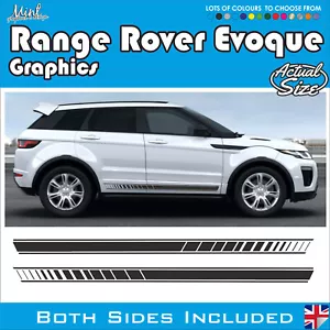 RANGE ROVER Evoque Side Stripes 4X4 Decals Stickers Graphics NO P&P 018 - Picture 1 of 5