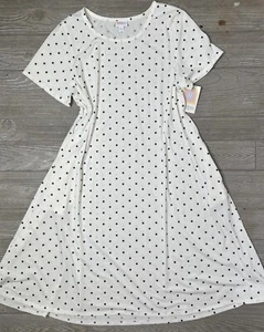 Nuevo con etiquetas Vestido Jessie LuLaRoe XL con Bolsillos Lunares Verdes - Imagen 1 de 2