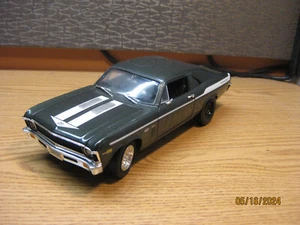 1/18 1969/70 CHEVROLET NOVA , DARK METALLIC GREEN "YENKO" BY ERTL, NO BOX - Picture 1 of 20