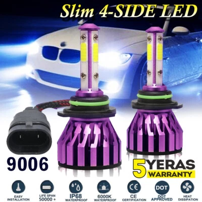 9006 HB4 1500W 225000LM LED Headlight Kit Bulb 6000K High Power Driving - Image 1 of 4