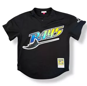 MLB Mitchell & Ness 1998 Tampa Bay Devil Rays #12 BOGGS Baseball Jersey Sz 40/M - Picture 1 of 10
