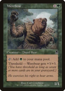 4x Werebear - LP - Odyssey - MTG - SPARROW MAGIC - Imagen 1 de 1