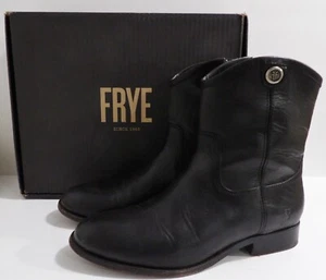 Botas cortas de cuero Frye Melissa Button 2 para mujer talla 7,5 M - Imagen 1 de 7