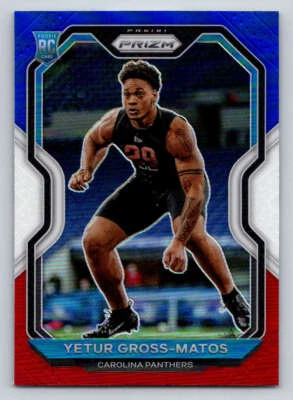 2020 Panini Prizm Prizms Red White and Blue #366 Yetur Gross-Matos (ref 187054) - Image 1 of 2