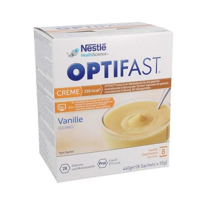 OPTIFAST Creme Pulver 8 x 55g Vanille PZN 10267856 Diät (54,32 EUR/kg) - Bild 1 von 4