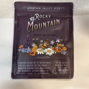 Wildflower Seeds Bulk, 2 Oz. 80,000+ Seeds, Rocky Mountain Blue  - Picture 1 of 5