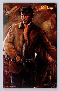 John Ringo, retrato, gente, antigua, tarjeta vintage - Imagen 1 de 2