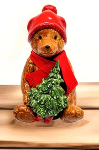 Schmid Musical Bear White Christmas Wind Up Gordon Fraser - Picture 1 of 5